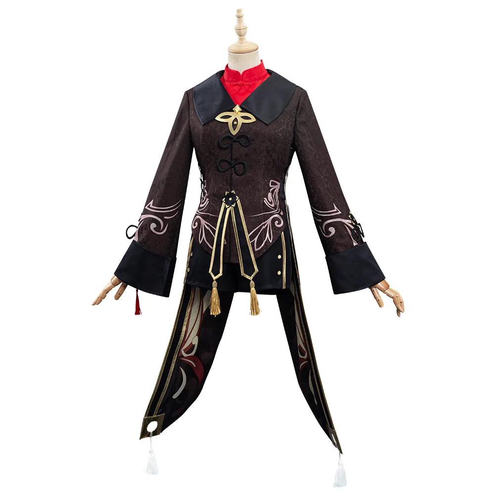 Genshin Impact Halloween Carnival Suit HuTao Cosplay Costume Outfits
