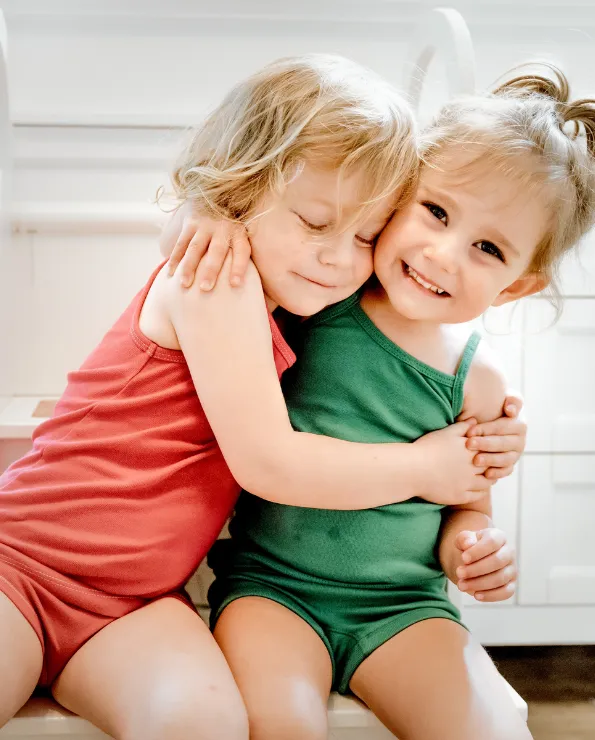 Girls Cotton "Boy Shorts" Underwear | Hot Pink