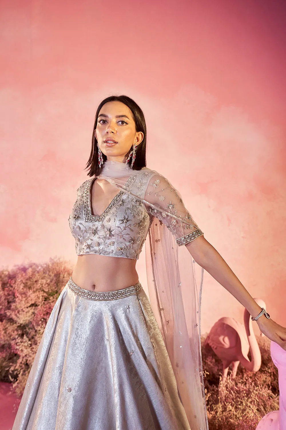 Gleam Lehenga Set