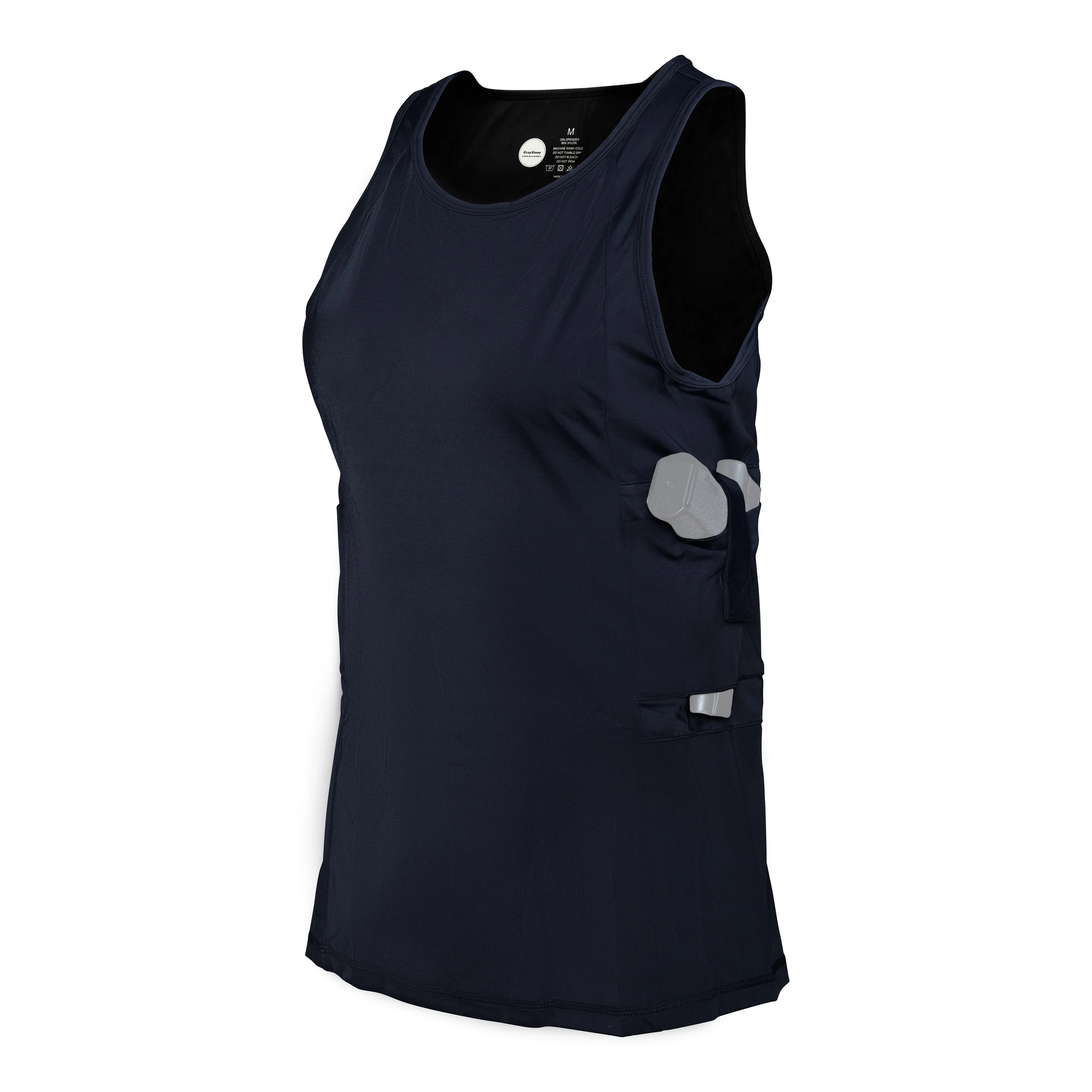 Graystone Holster Tank Top Shirt Concealed Carry Clothing For Women - Easy Reach Gun Clothes