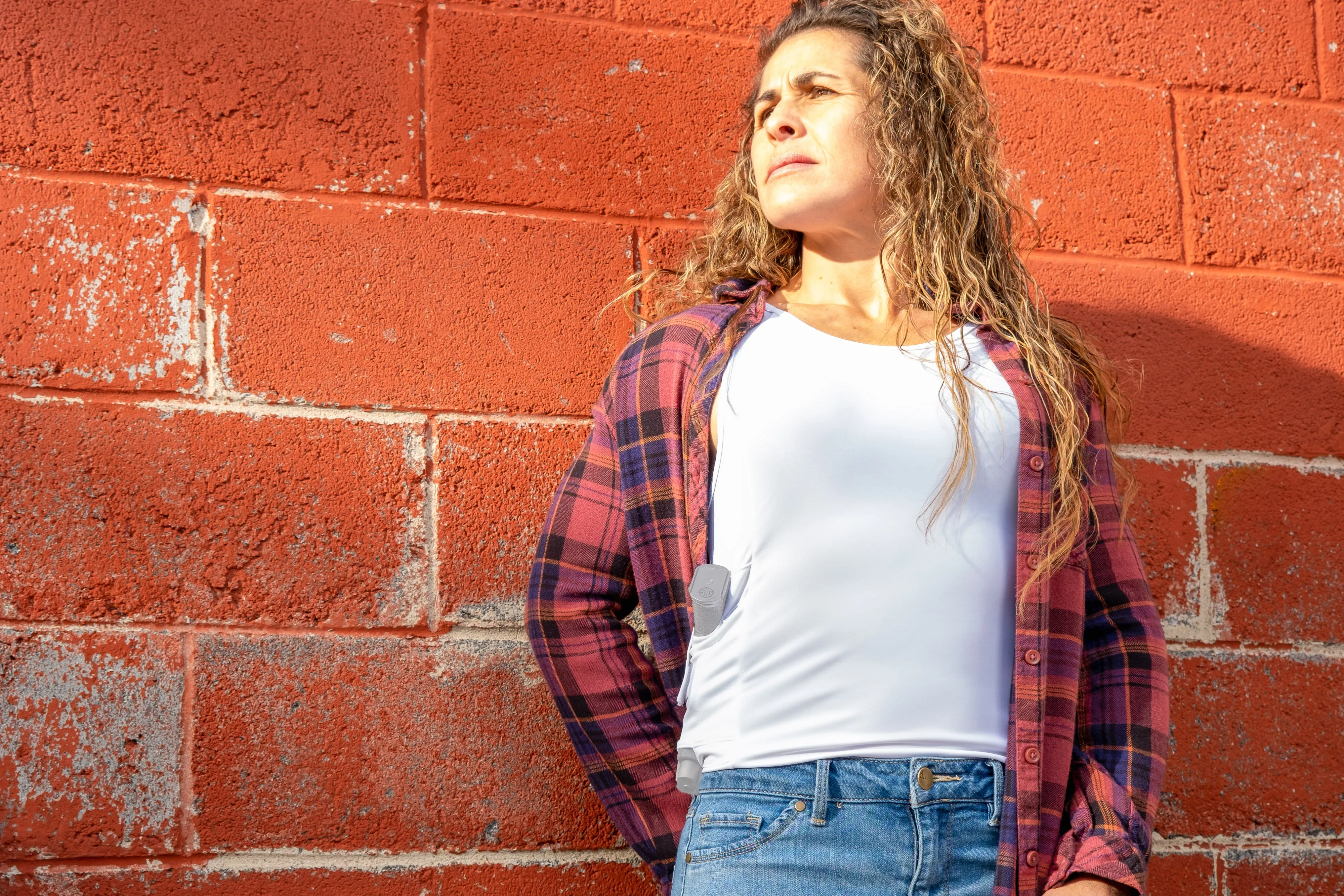 Graystone Holster Tank Top Shirt Concealed Carry Clothing For Women - Easy Reach Gun Clothes