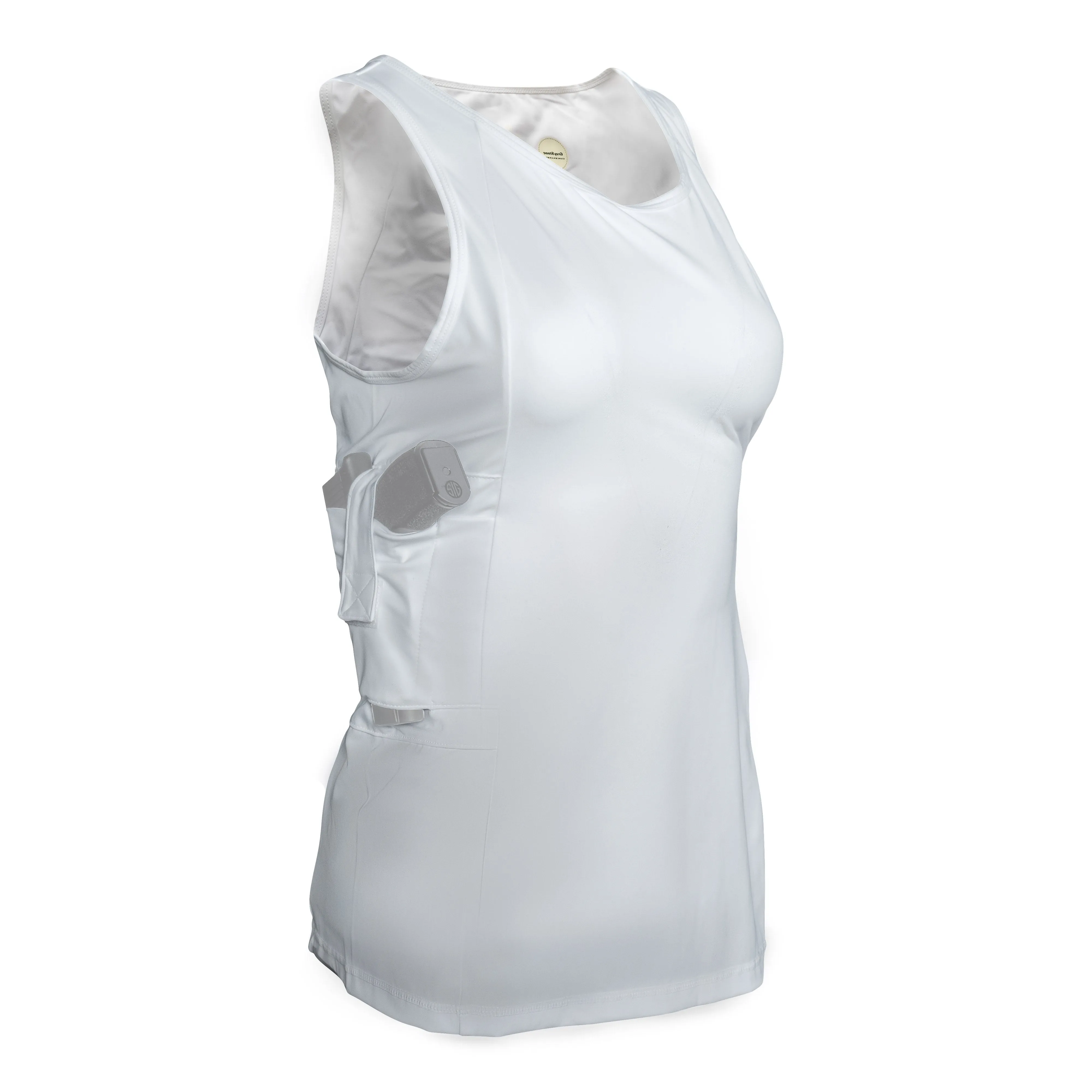Graystone Holster Tank Top Shirt Concealed Carry Clothing For Women - Easy Reach Gun Clothes
