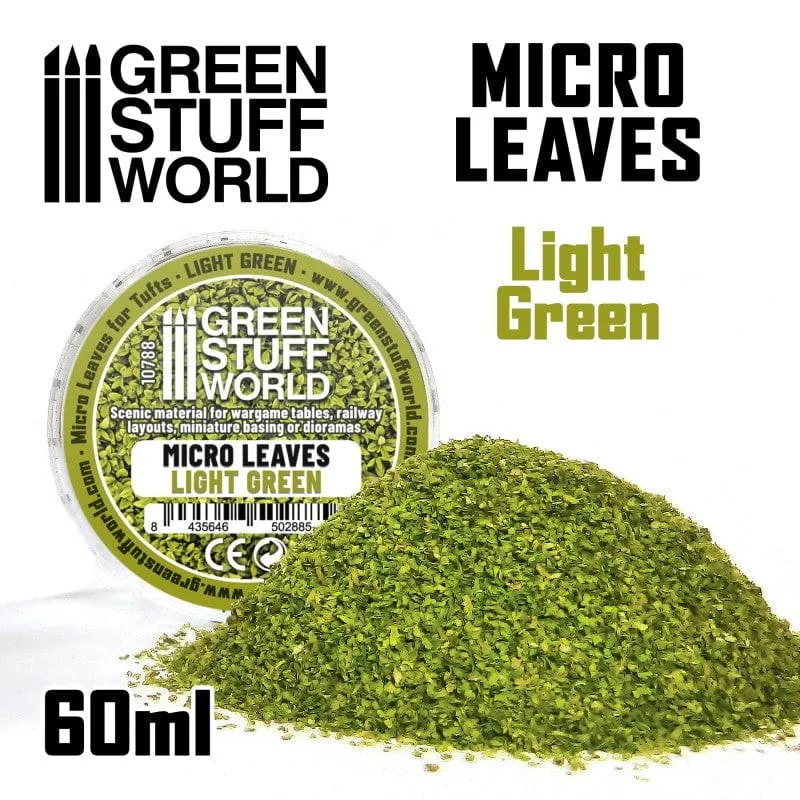 GSW Micro Leaves - Miniature Leaves - Light Green