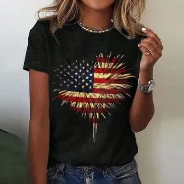 Heart fireworks shirt: Hazel design