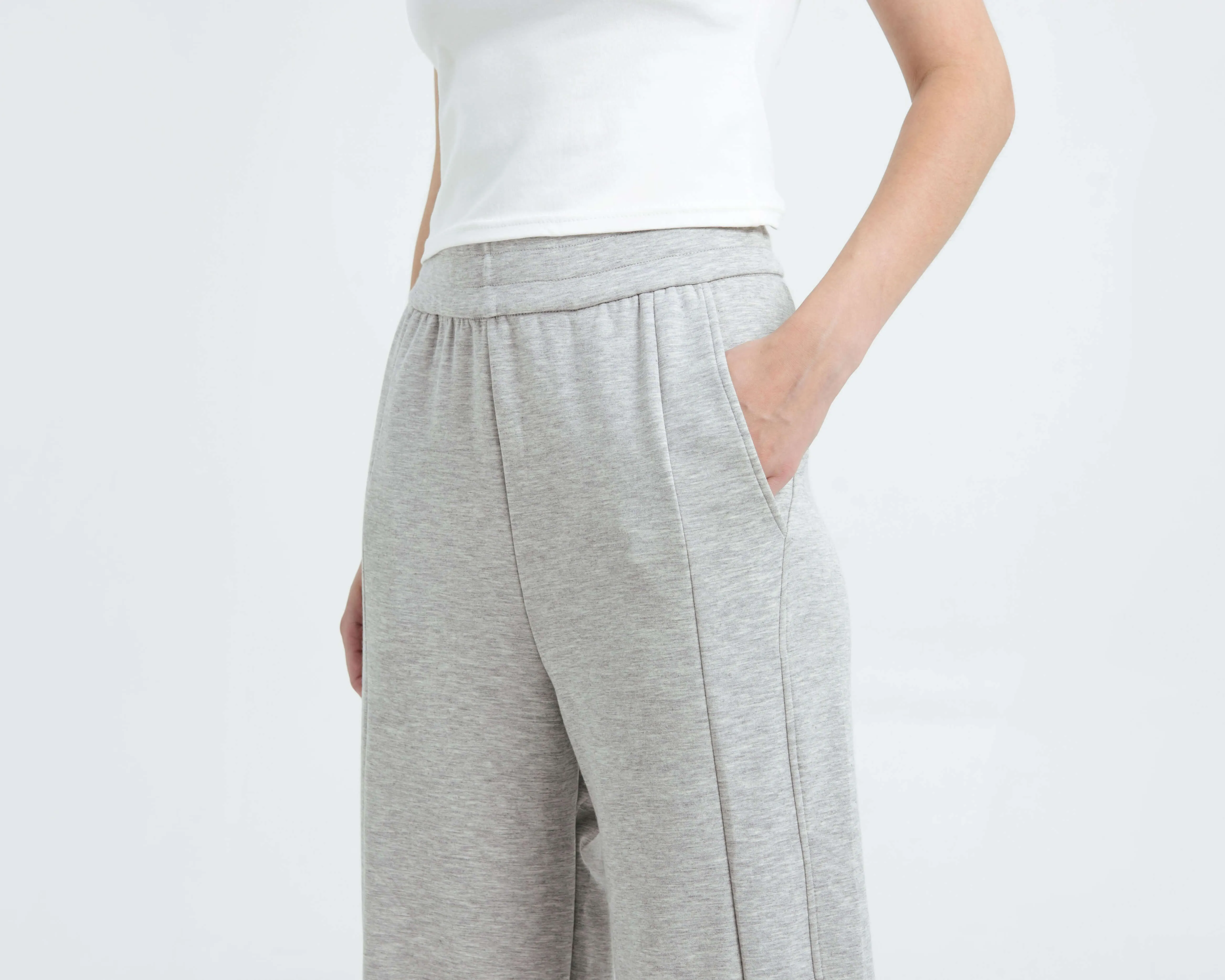 Heather Grey Bamboo Lyocell Daily Pants