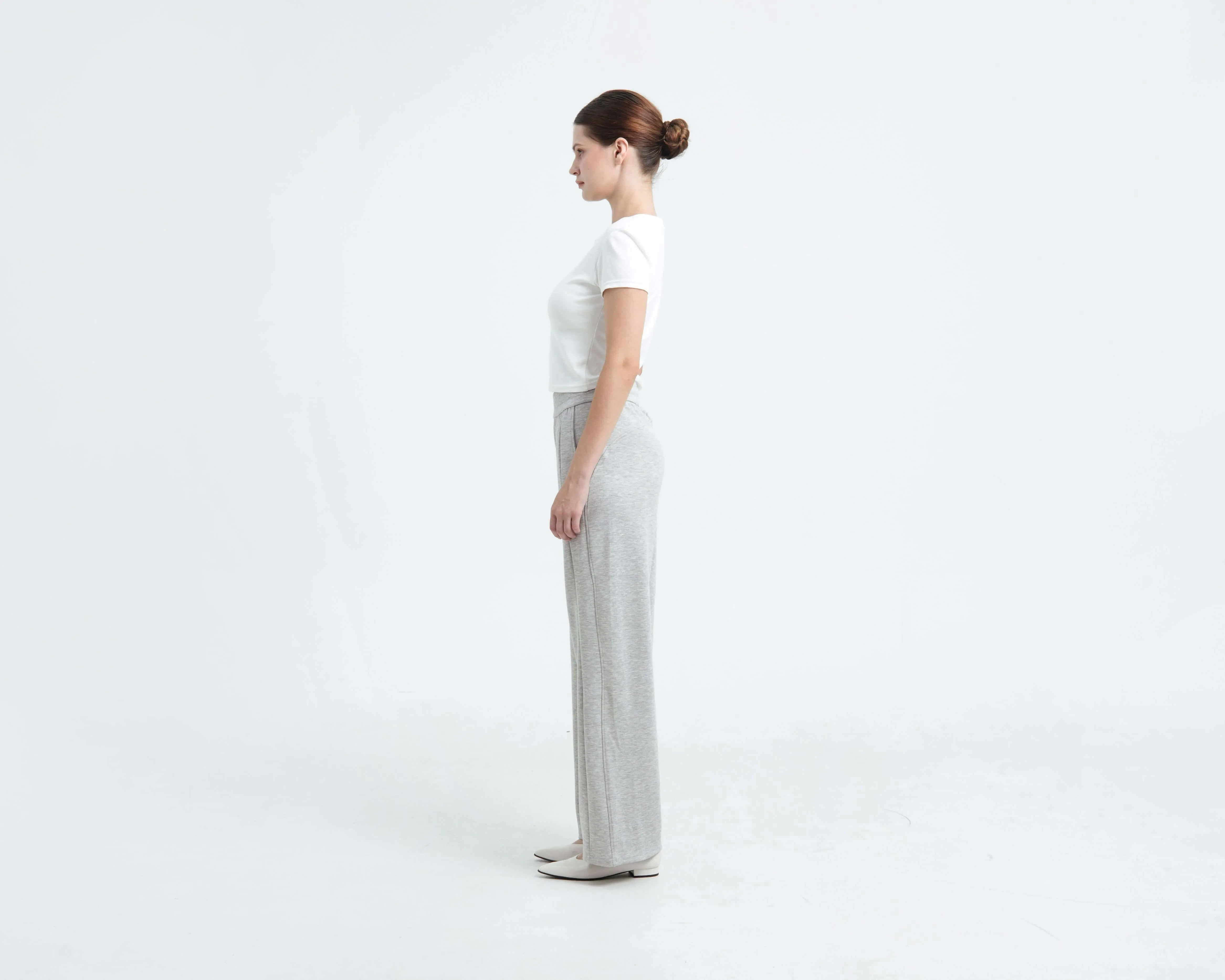 Heather Grey Bamboo Lyocell Daily Pants