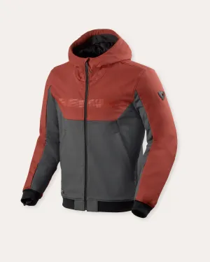 Hoodie Parabolica 2 | Burgundy Red-Grey