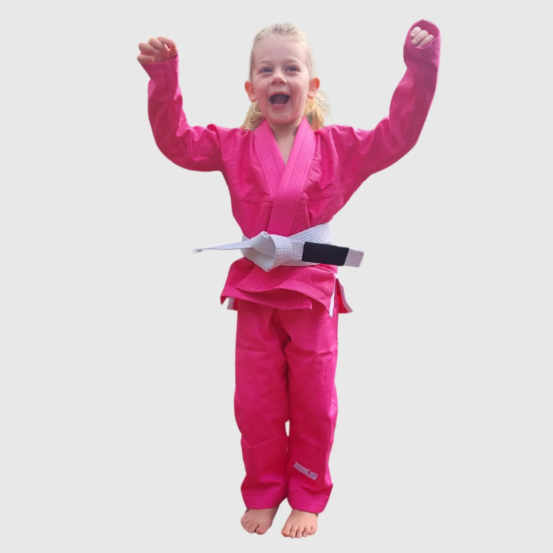 Hooks BJJ GI - Kids Classic - Pink includes White Belt
