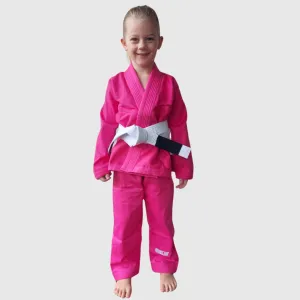 Hooks BJJ GI - Kids Classic - Pink includes White Belt