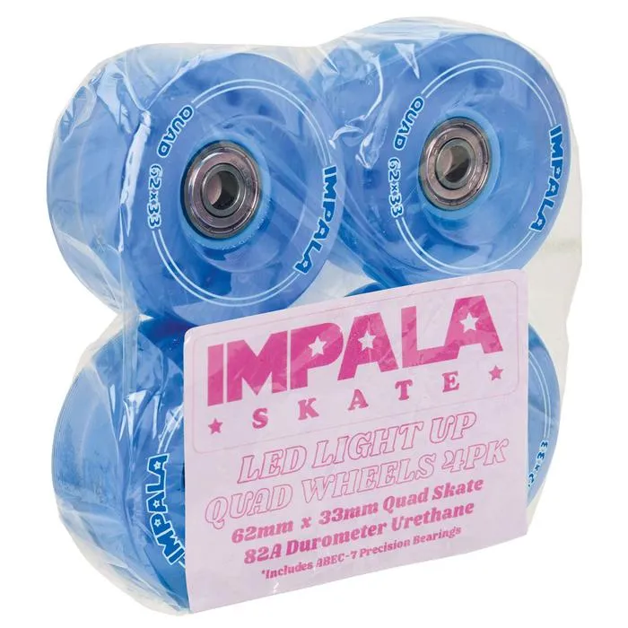 IMPALA Light Up Wheels 62mm | 4 PACK