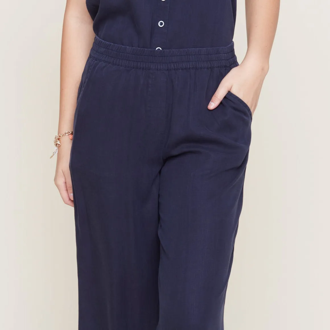 Indigo Tencel Skort w/ Pockets
