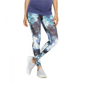 Isabel Maternity Women's Floral Print Leggings with Crossover Panel