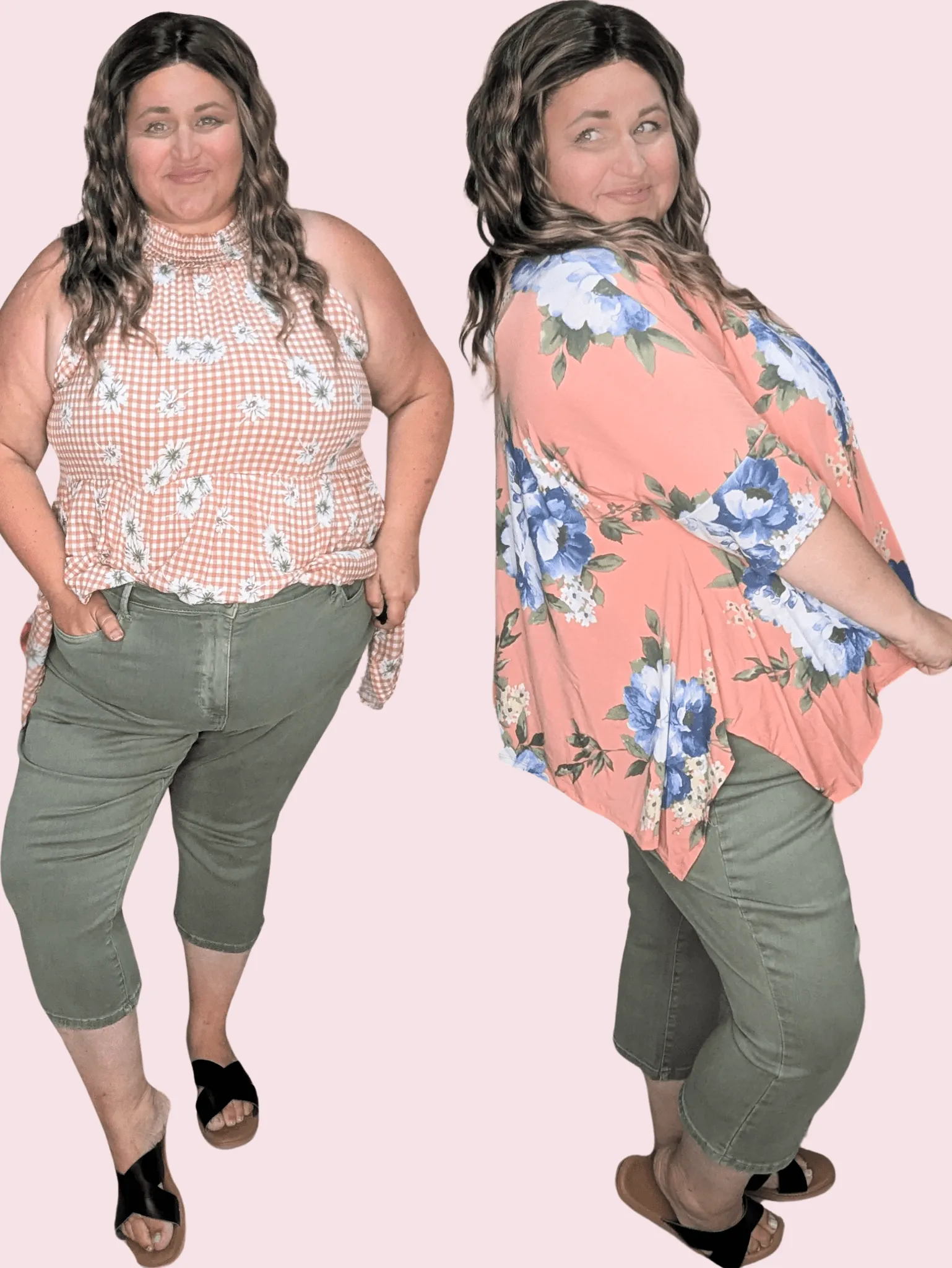 Judy Blue Soft Sage Capri