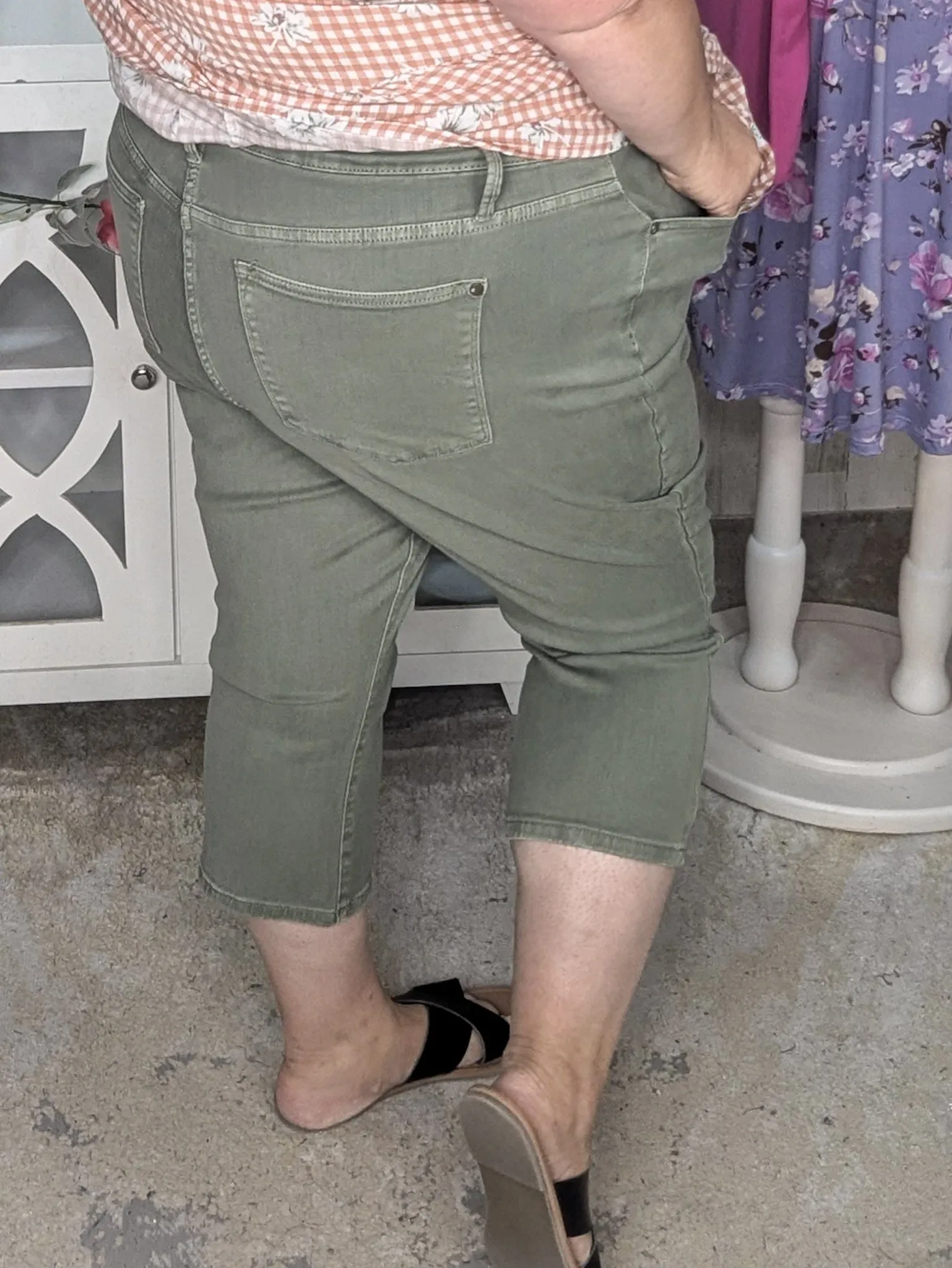 Judy Blue Soft Sage Capri