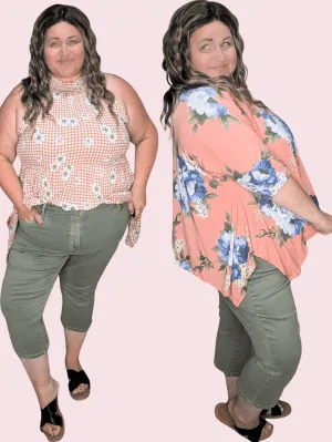 Judy Blue Soft Sage Capri