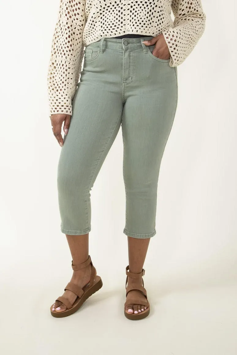 Judy Blue Soft Sage Capri
