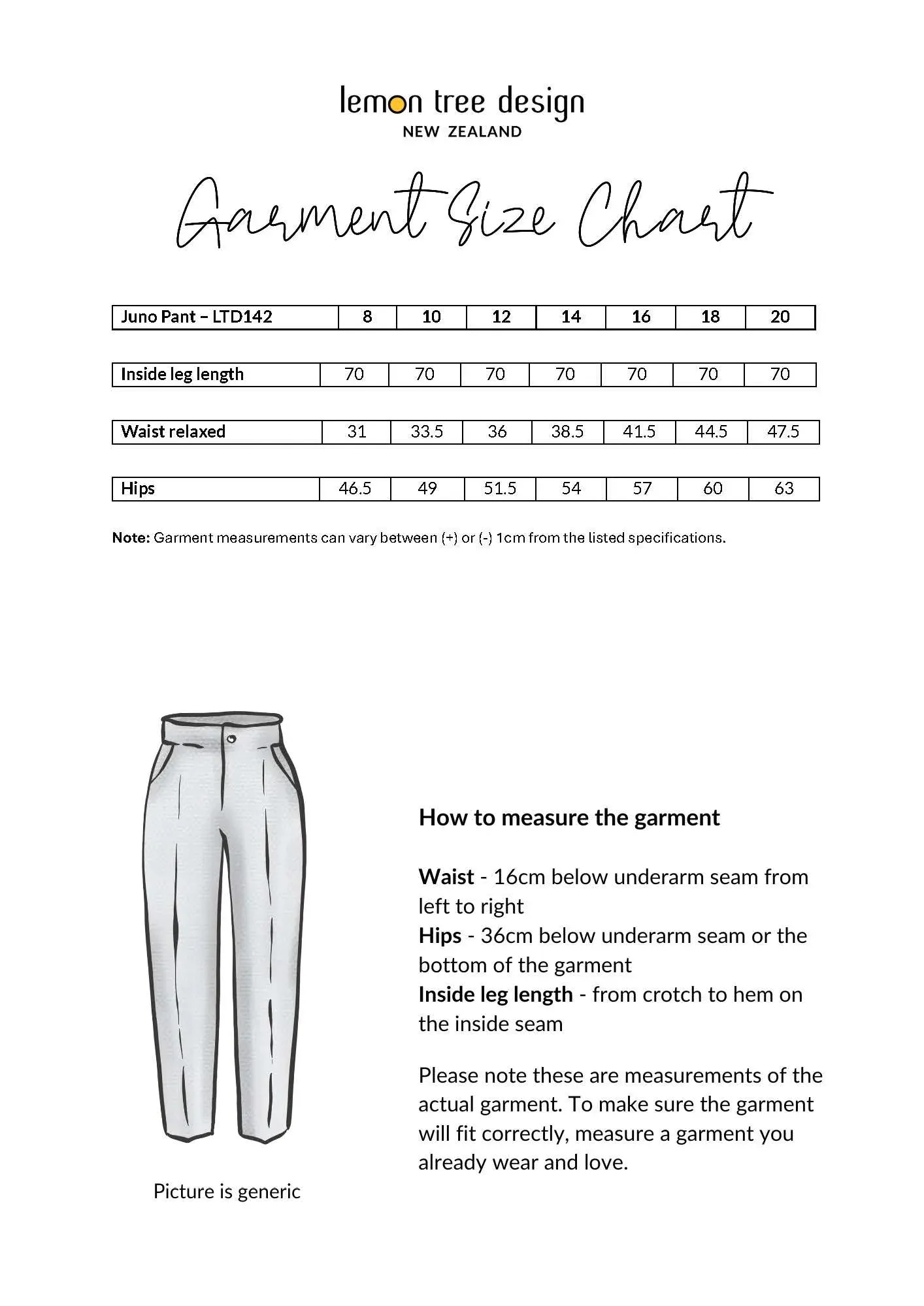 Juno Pant - Black