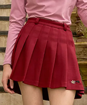 KANDINI Essential Pleats Skirt - Wine