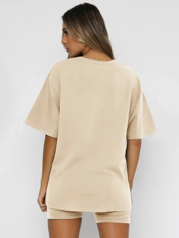 Keep it Together short-sleeved   shorts two-piece sets