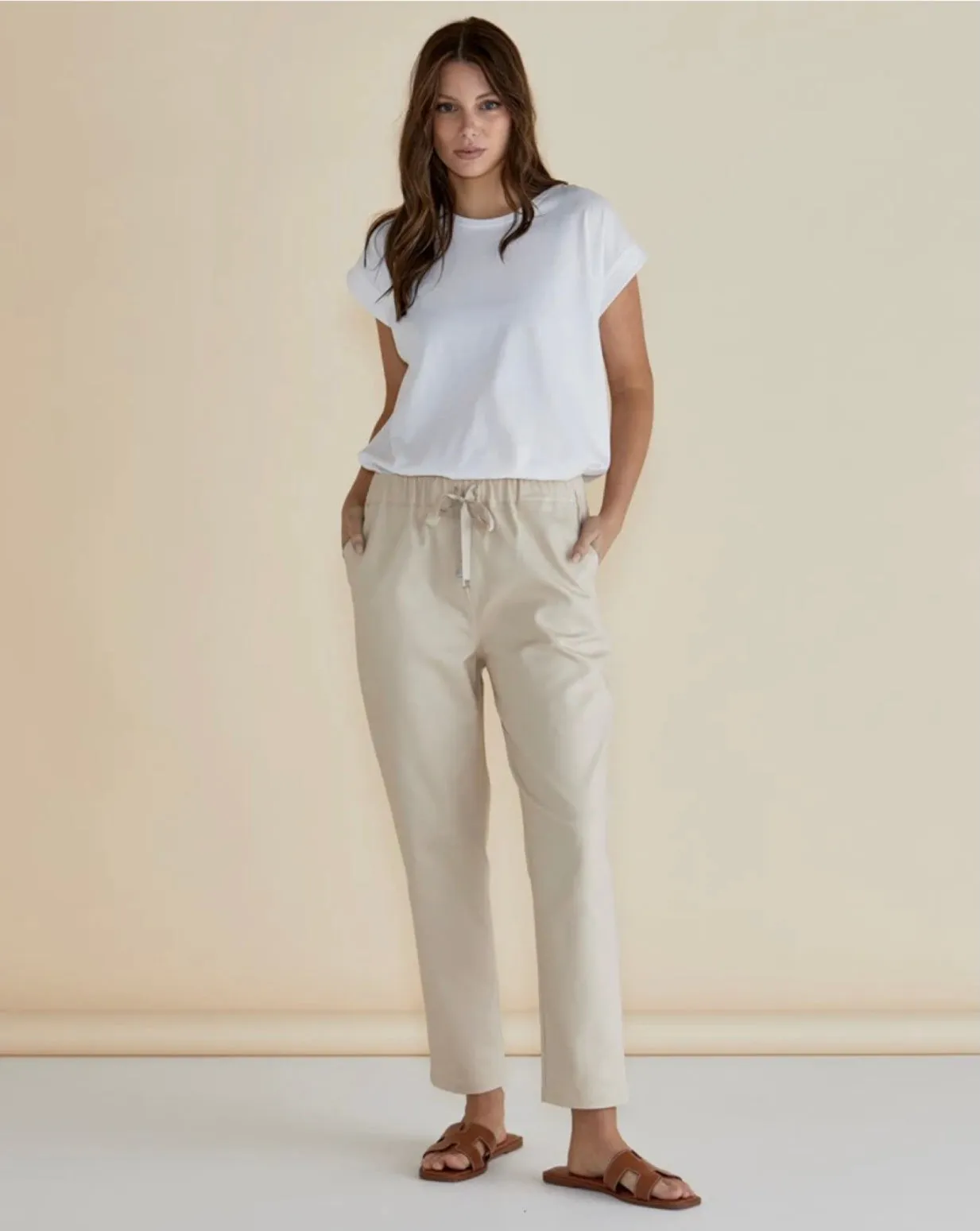 Kenzie Jogger  - Cream