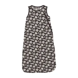 KicKee Pants Fluffle Sleep Bag - Midnight Shells & Starfish