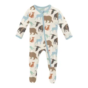 KicKee Pants Footie w/2W Zipper - National Wildlife Federation