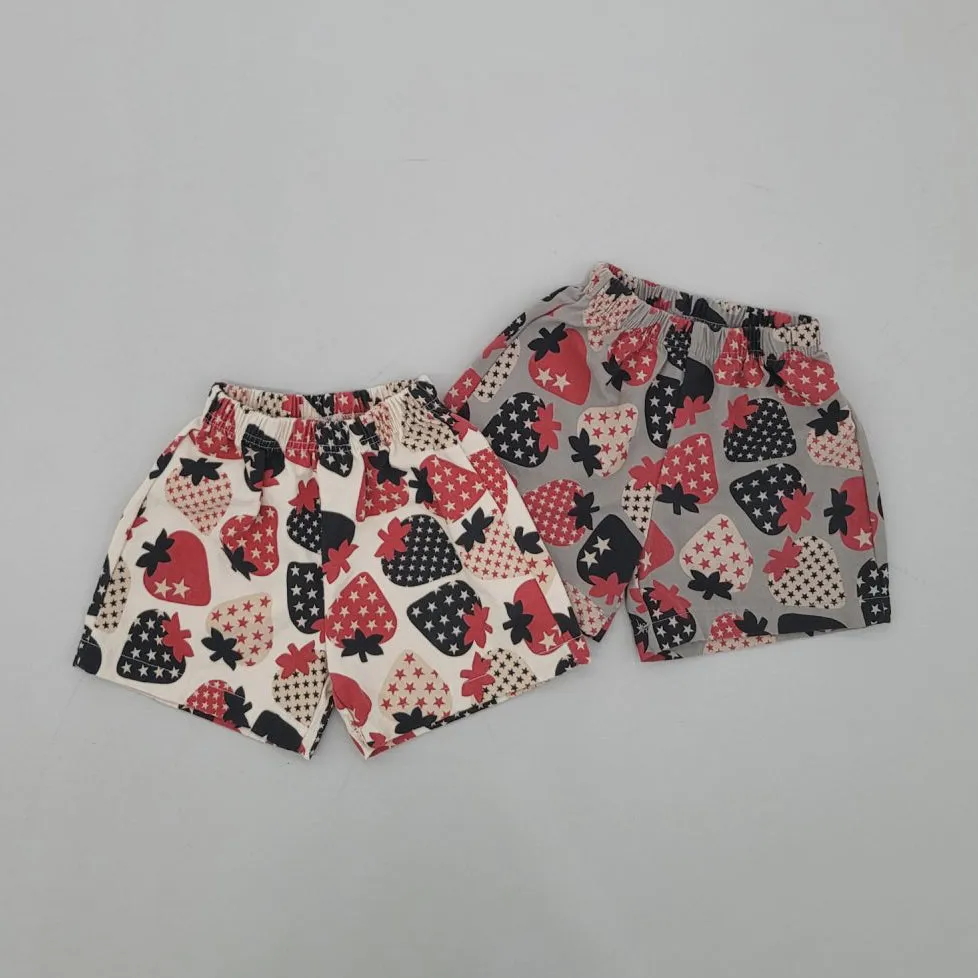 Kids Perfect Summer Strawberry Pants - Beige