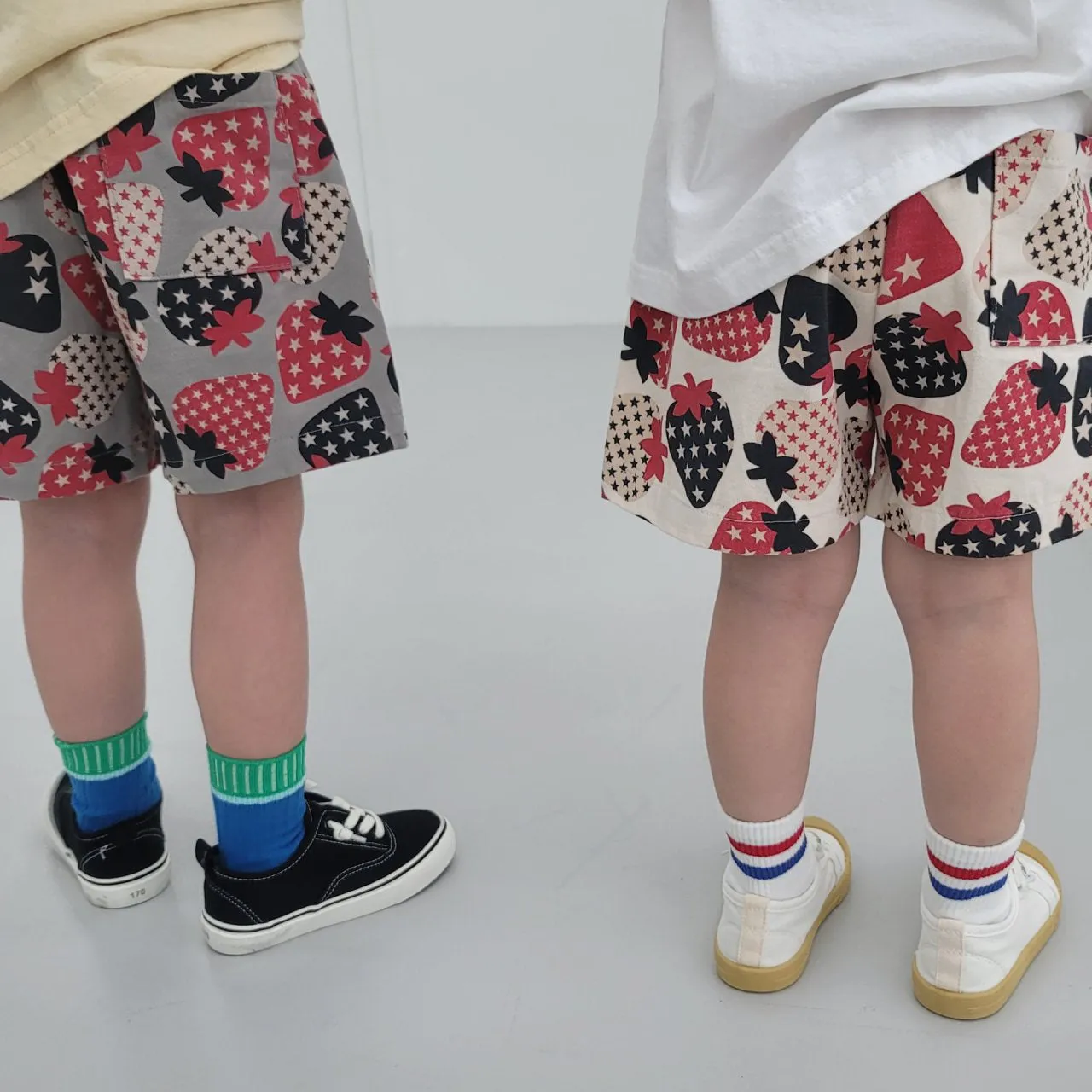 Kids Perfect Summer Strawberry Pants - Beige