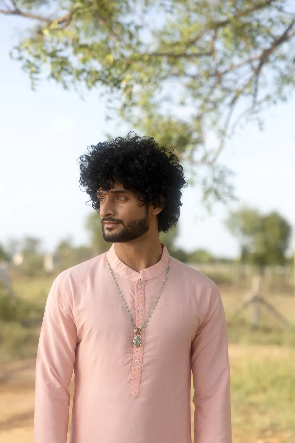 Light Coral Kurta