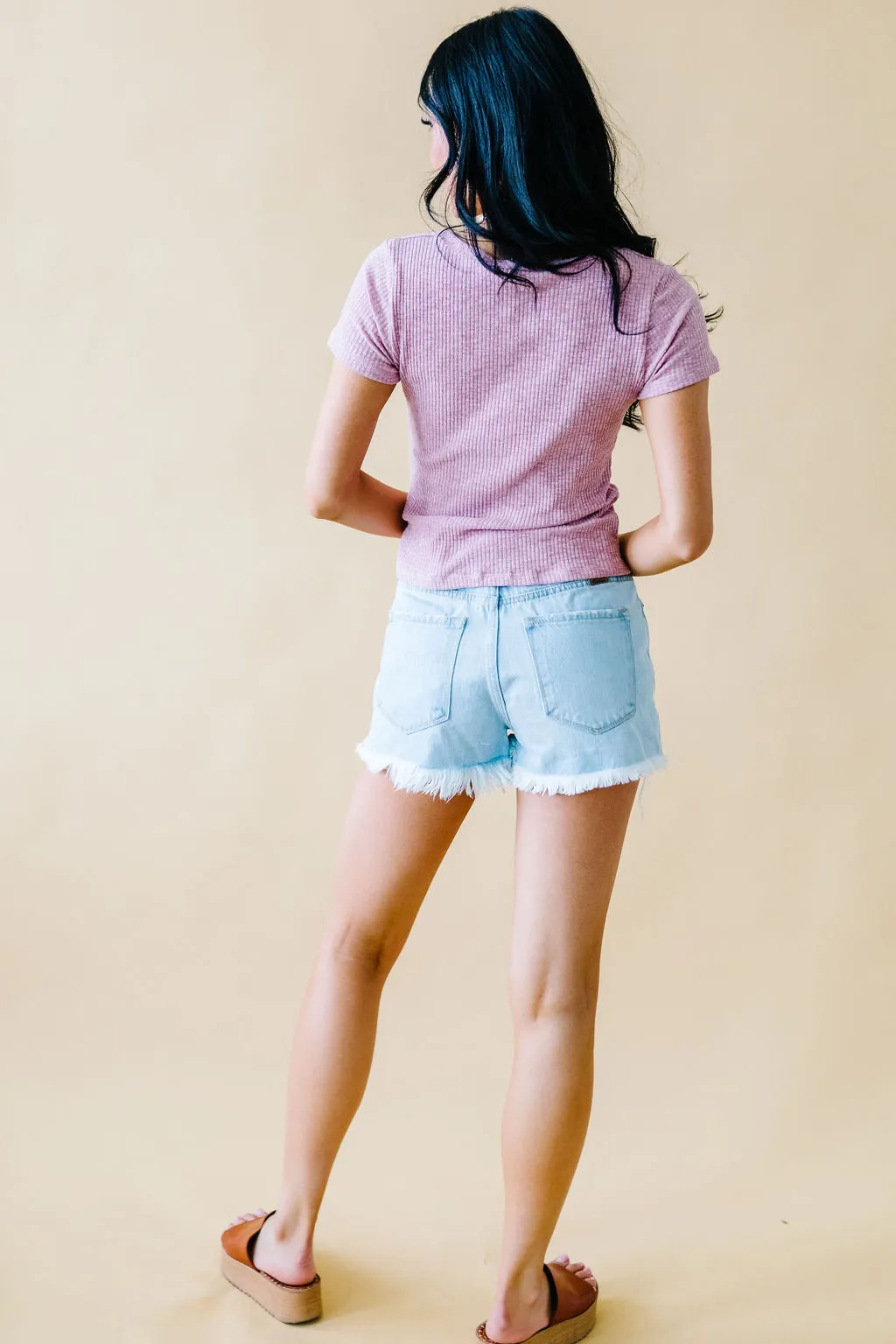 Loosen Up Basic Snap Tee