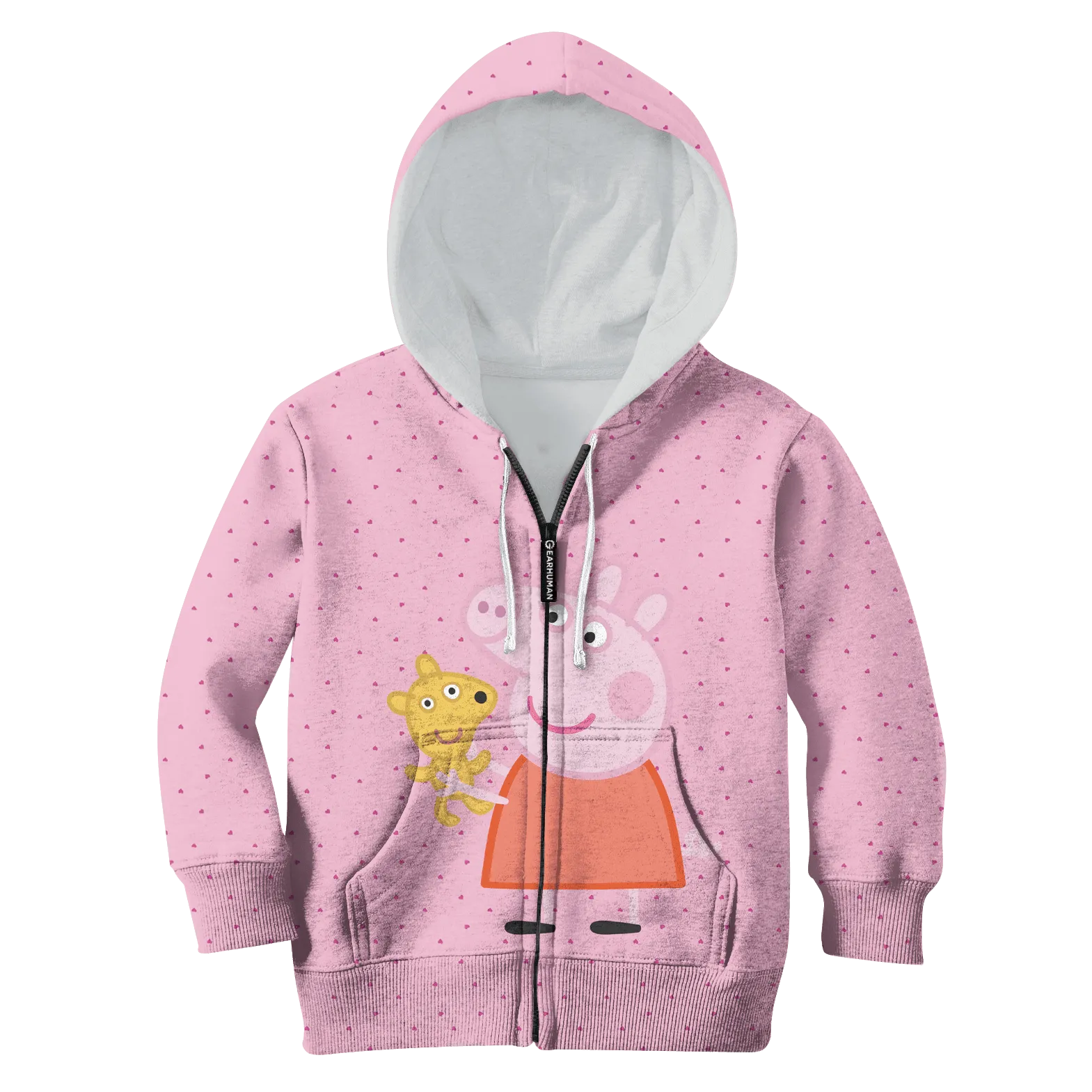 Lovely Peppaa Pig Custom Cosplay Kid Hoodie