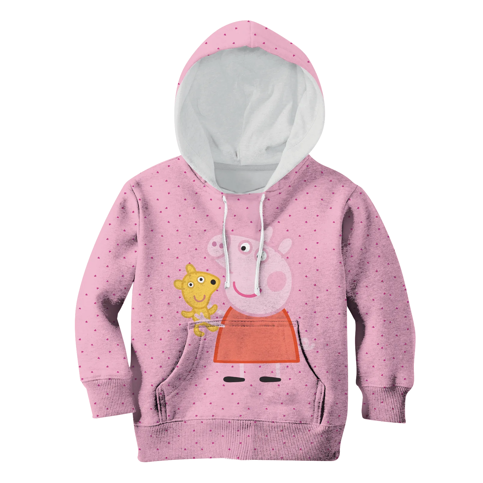Lovely Peppaa Pig Custom Cosplay Kid Hoodie