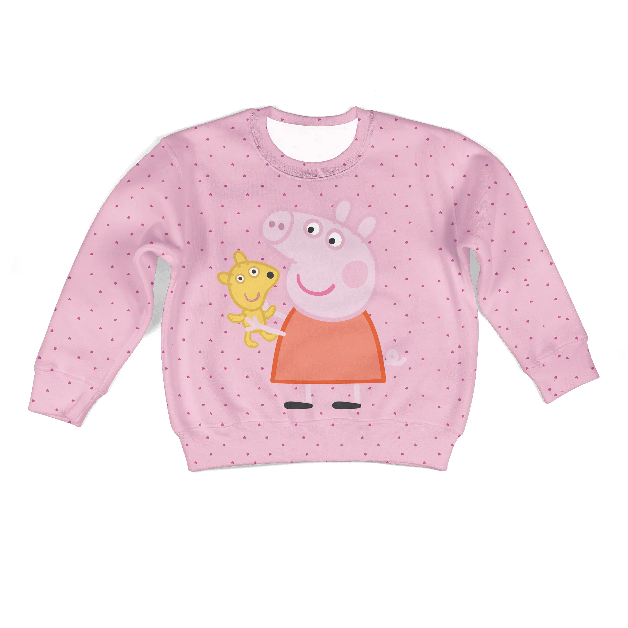 Lovely Peppaa Pig Custom Cosplay Kid Hoodie