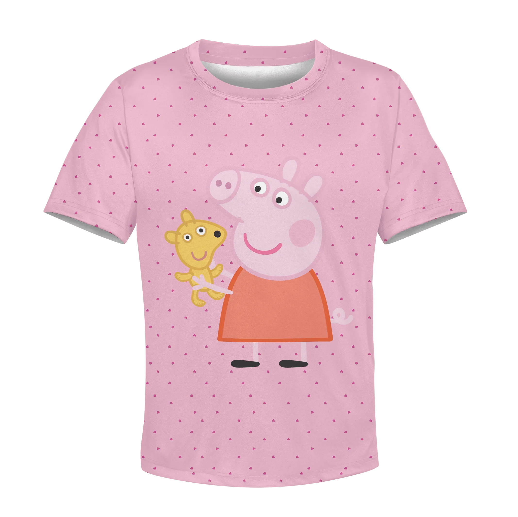 Lovely Peppaa Pig Custom Cosplay Kid Hoodie