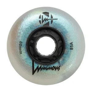 Luminous LED Inline Wheels Glitter 80mm 85a 4pk