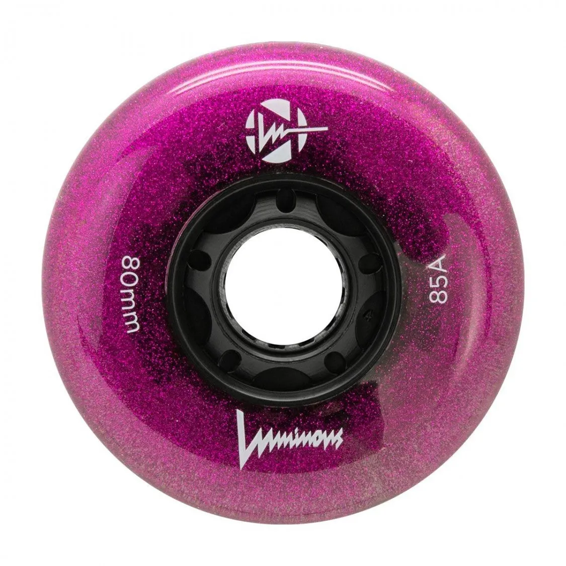 Luminous LED Inline Wheels Glitter 80mm 85a 4pk