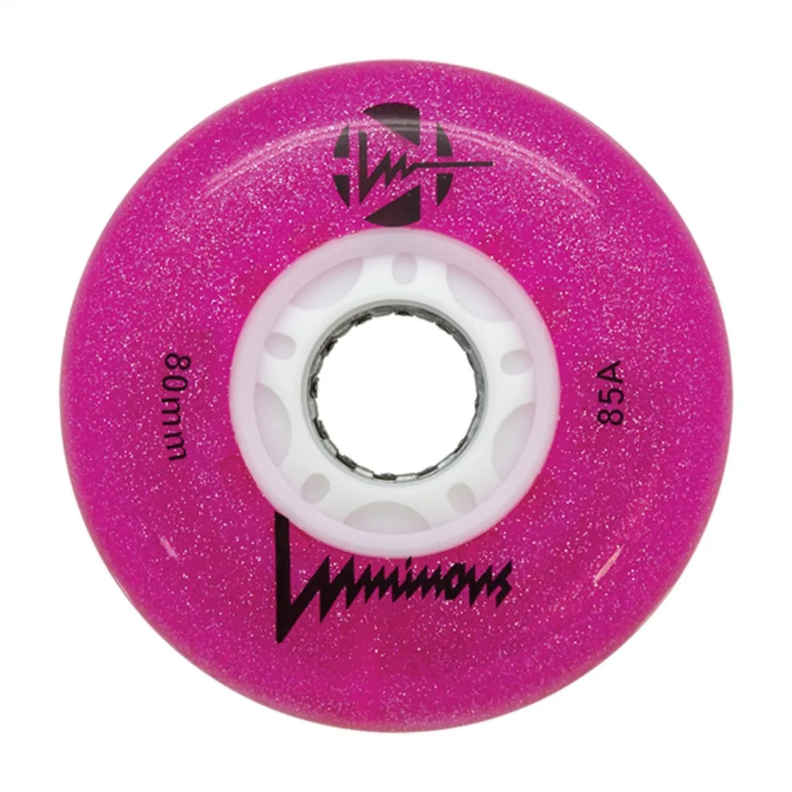Luminous LED Inline Wheels Glitter 80mm 85a 4pk