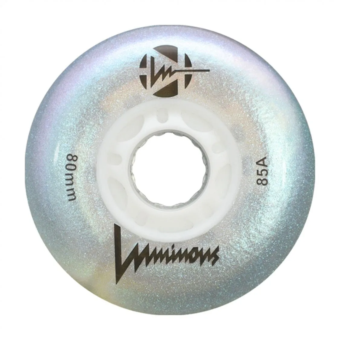 Luminous LED Inline Wheels Glitter 80mm 85a 4pk