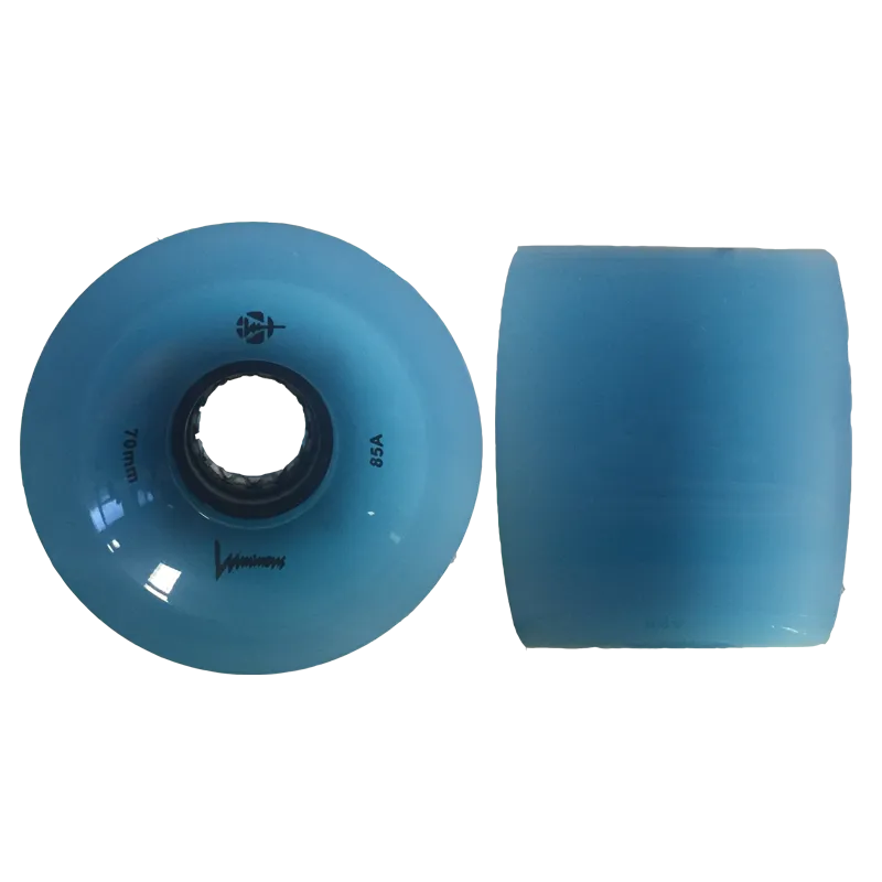 Luminous LED Longboard Wheels Glow 70mm 85a 4pk