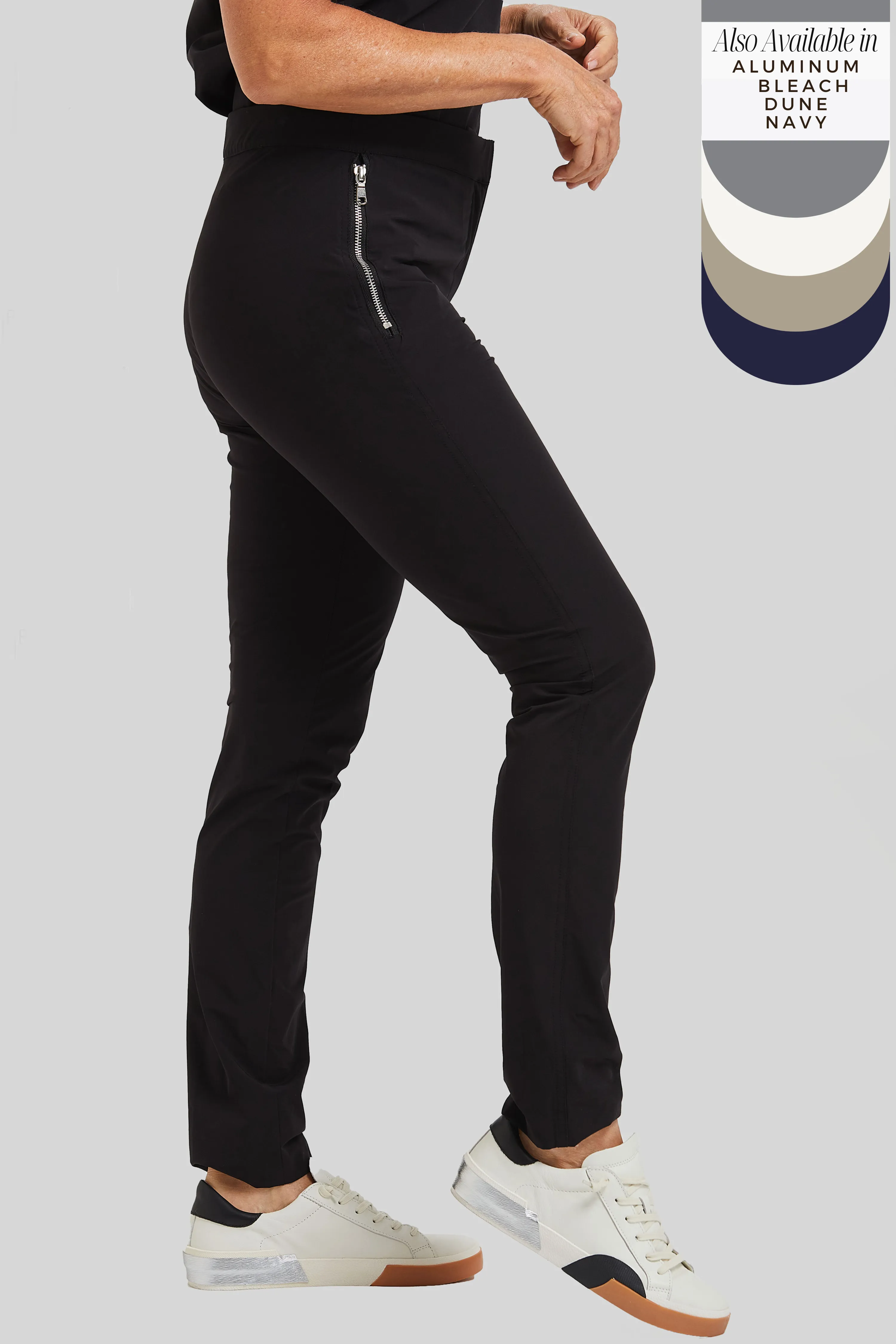 Majestic Stretch Devon Zip Pocket Pant- FINAL SALE