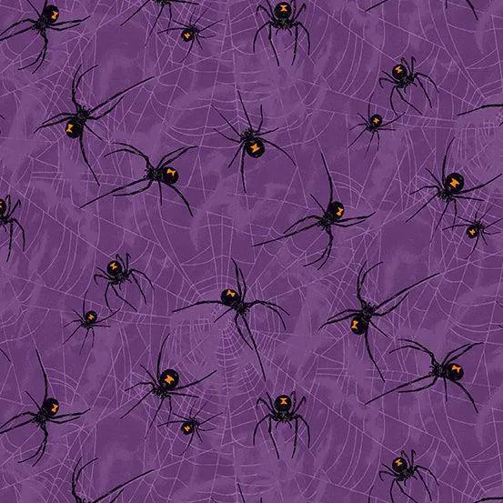 Makower - Mystery Manor - Black Widows -  Purple Moon