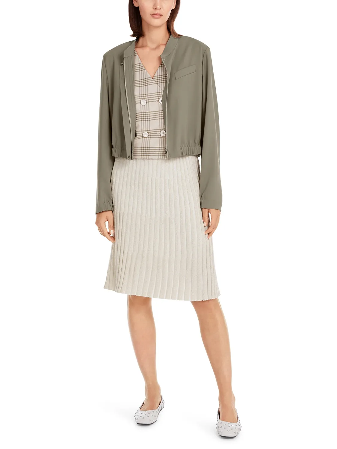 Marc Cain Pleated skirt knitted in Germany YC 71.03 M10 - Pre-Order May Delivery