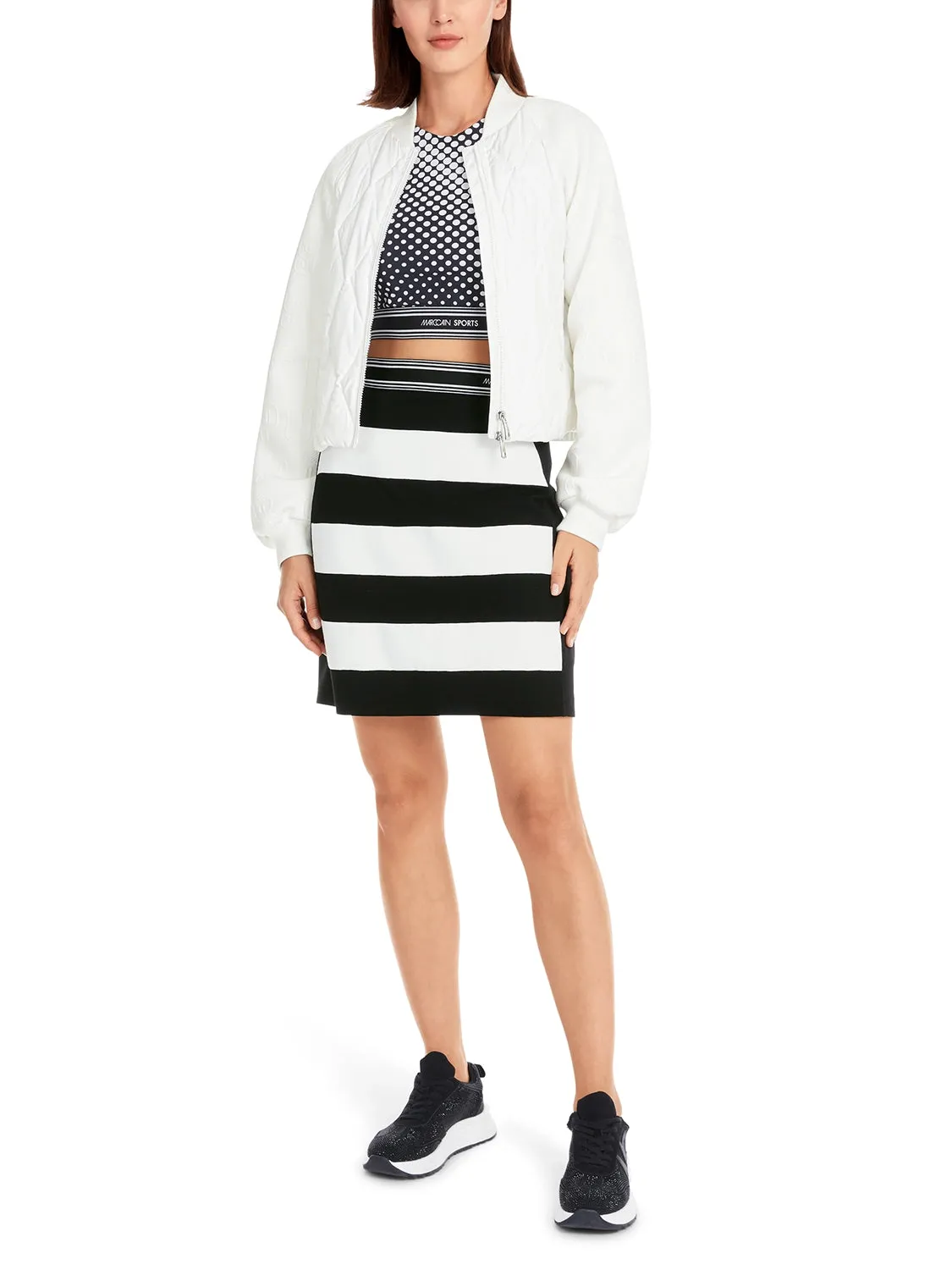 Marc Cain Rethink Together slim mini skirt YS 71.01 M17 - Pre-Order May Delivery