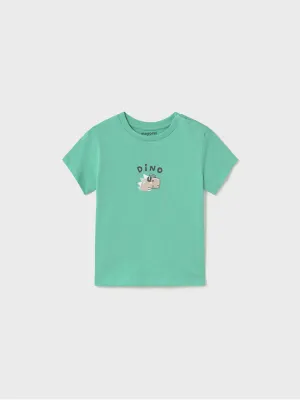 Mayoral Toddler Boy Turquoise Dino T-shirt