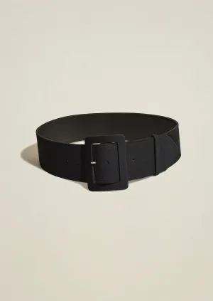 Meika Covered Belt, Black