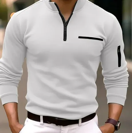 Men's Billie quarter-zip polo shirt