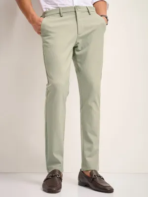 Men's Imported Textured Velen Cool Light Mint Pant
