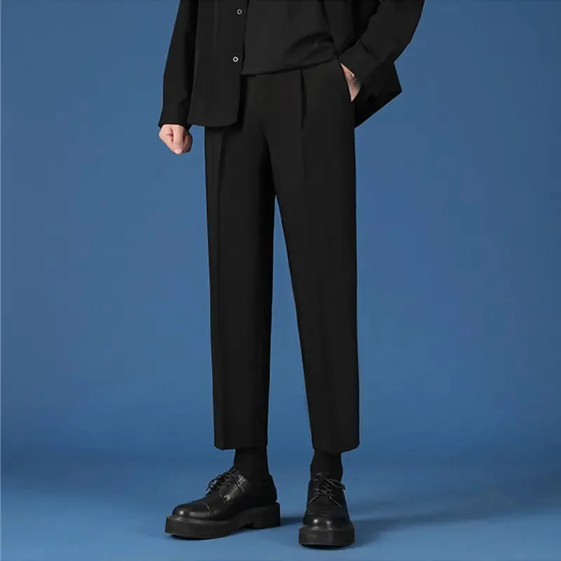 Men's Korean Fashion Hip Hop Classic Nine-Point Pants