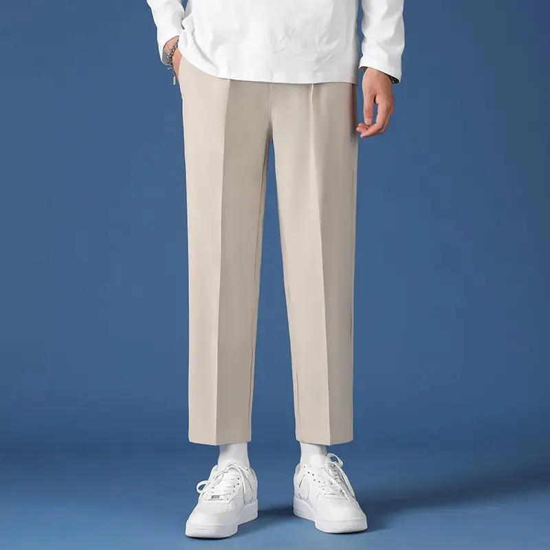 Men's Korean Fashion Hip Hop Classic Nine-Point Pants