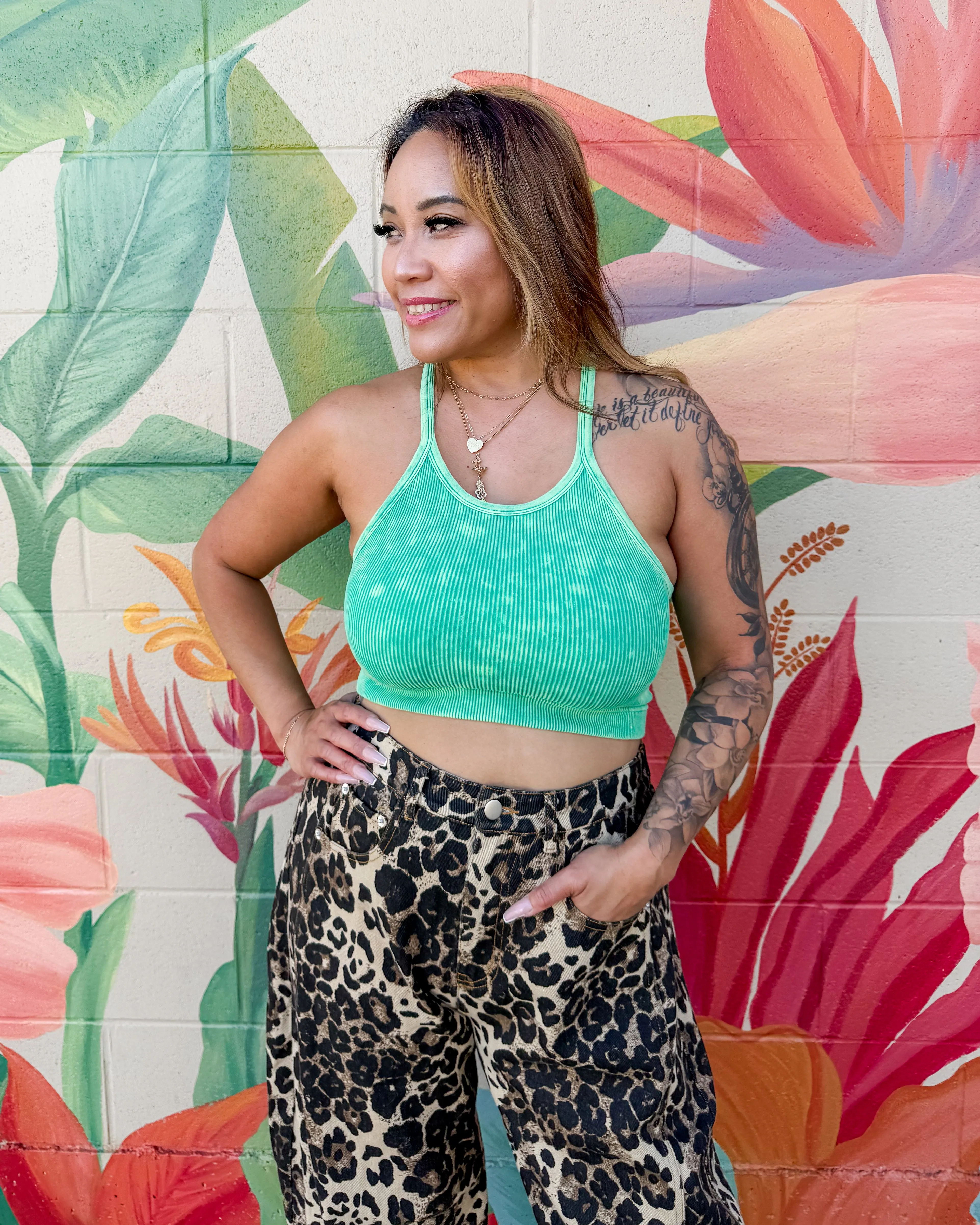 Mirabel Tank - Green (S/M)
